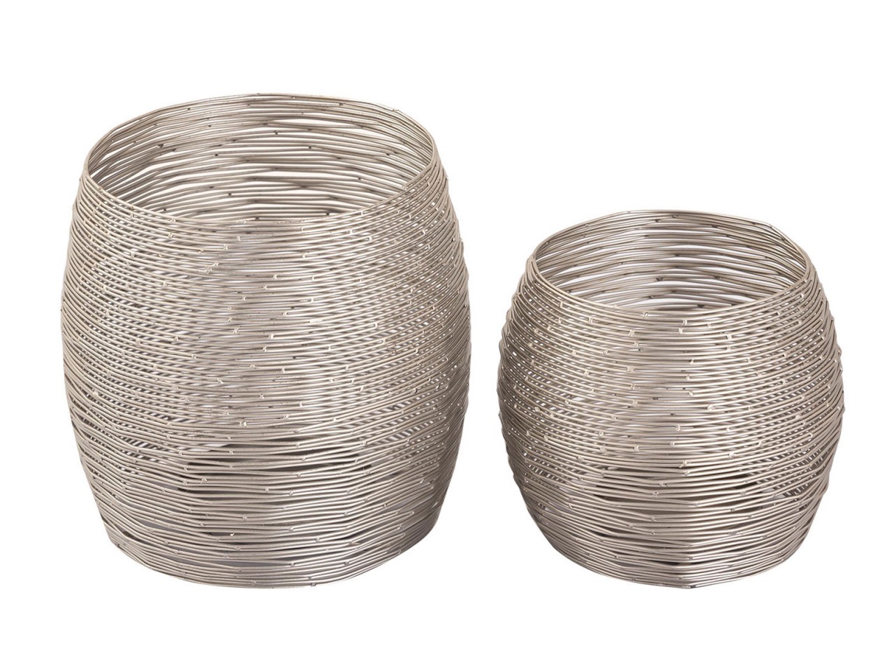 Kandelaar Sloolvine Zilver Ø16 cm - Set van 2 - Afbeelding 4