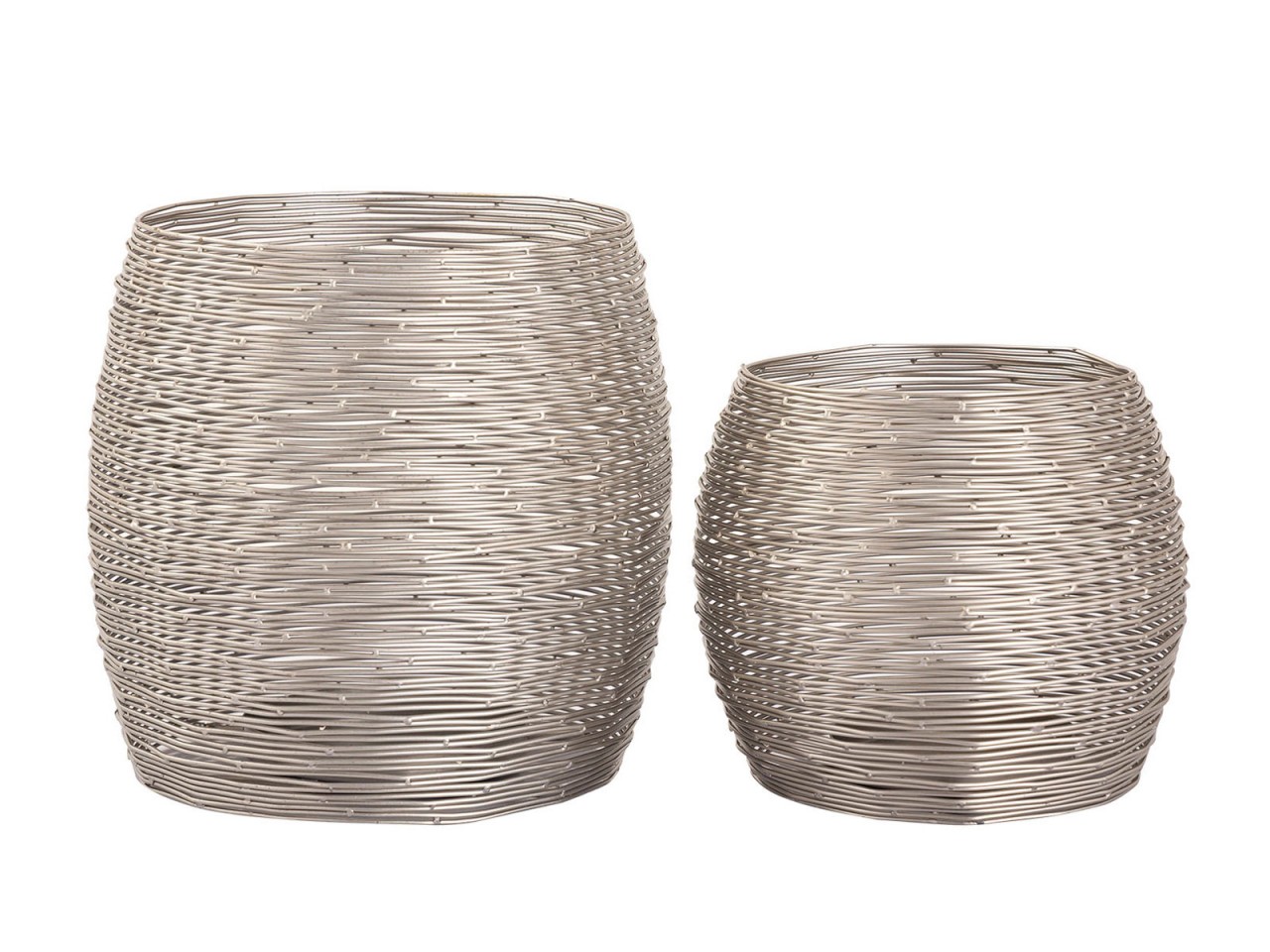 Kandelaar Sloolvine Zilver Ø16 cm - Set van 2 - Afbeelding 5