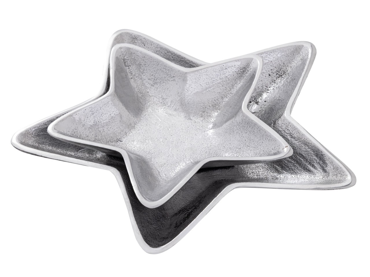Schaal Jensano Aluminium Zilver - Set van 2 - Afbeelding 2