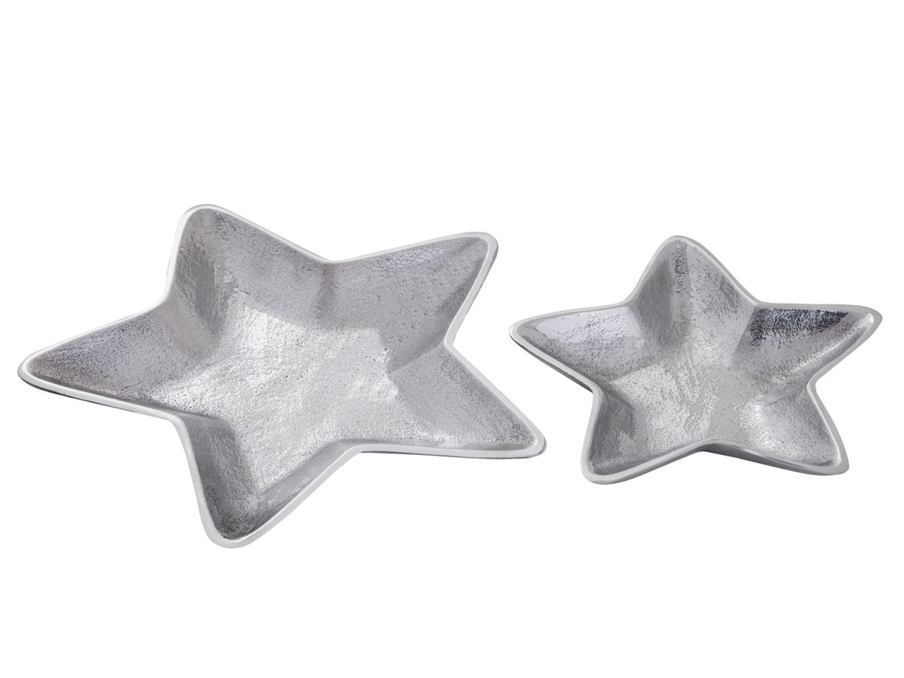 Schaal Jensano Aluminium Zilver - Set van 2 - Afbeelding 3