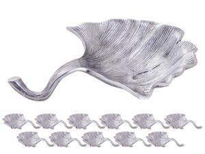 Schaal Fammi Aluminium Zilver - Set van 12