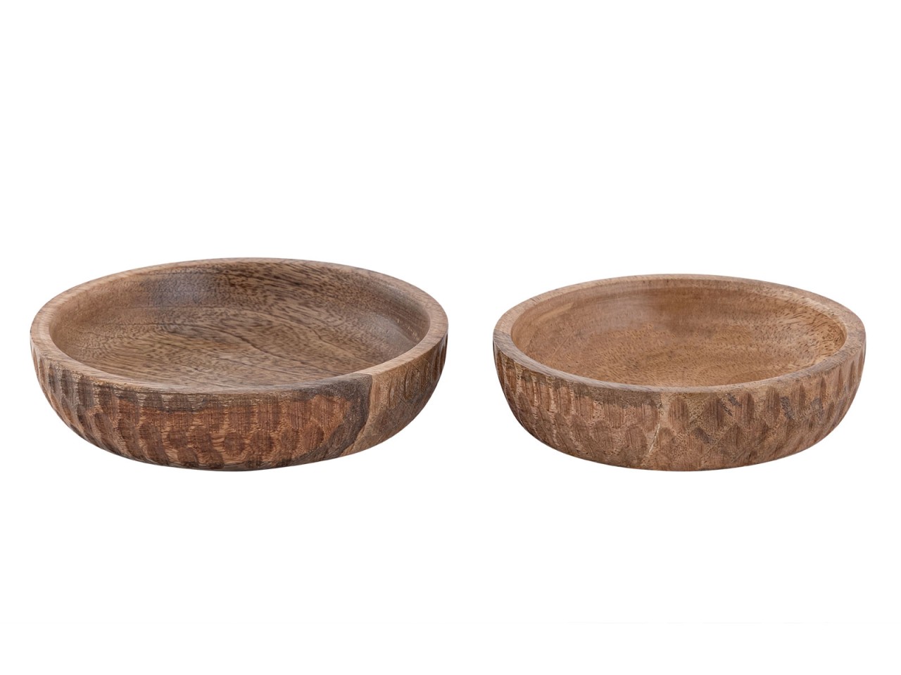 Schaal Kloobu Hout - Set van 2 - Afbeelding 2