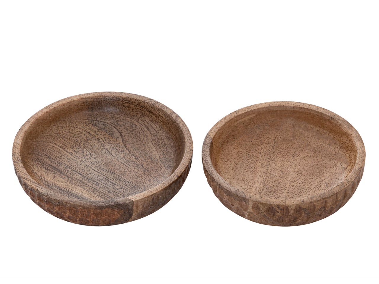 Schaal Kloobu Hout - Set van 2 - Afbeelding 4