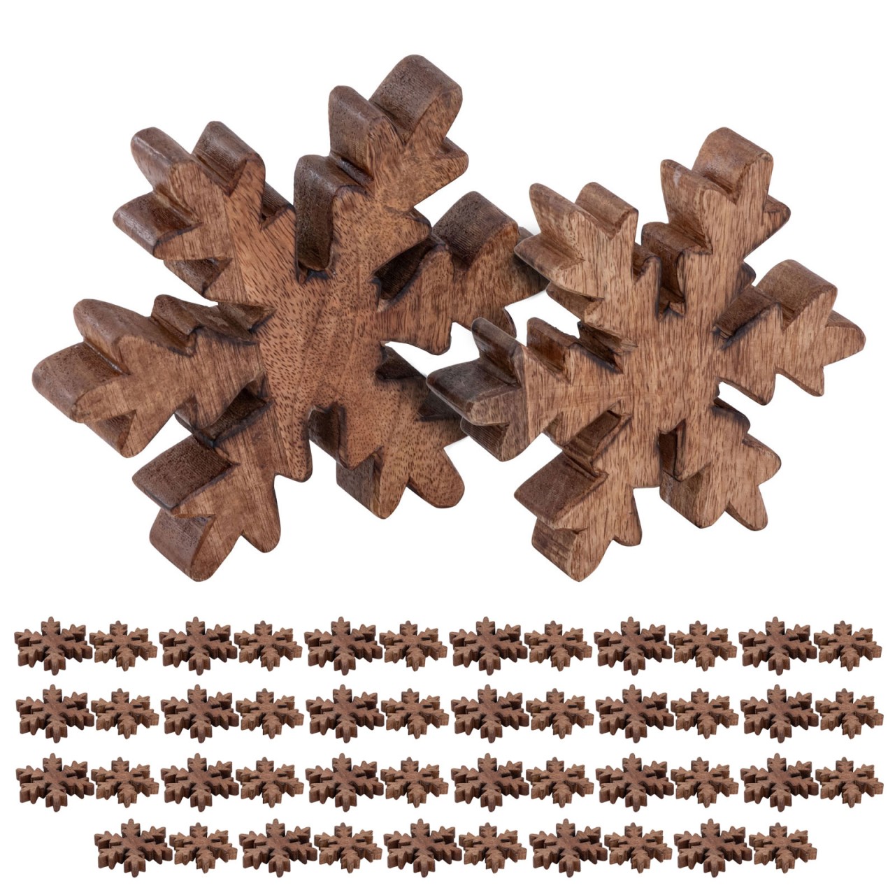 Beeld Feekaro Hout - Set van 2