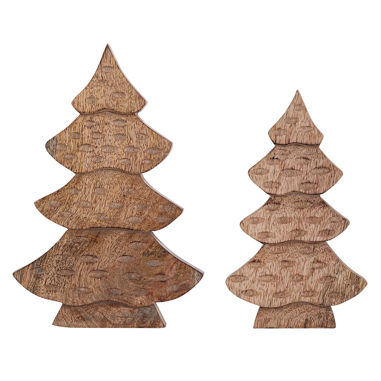 Beeld Muskor Hout - Set van 2 - Afbeelding 4