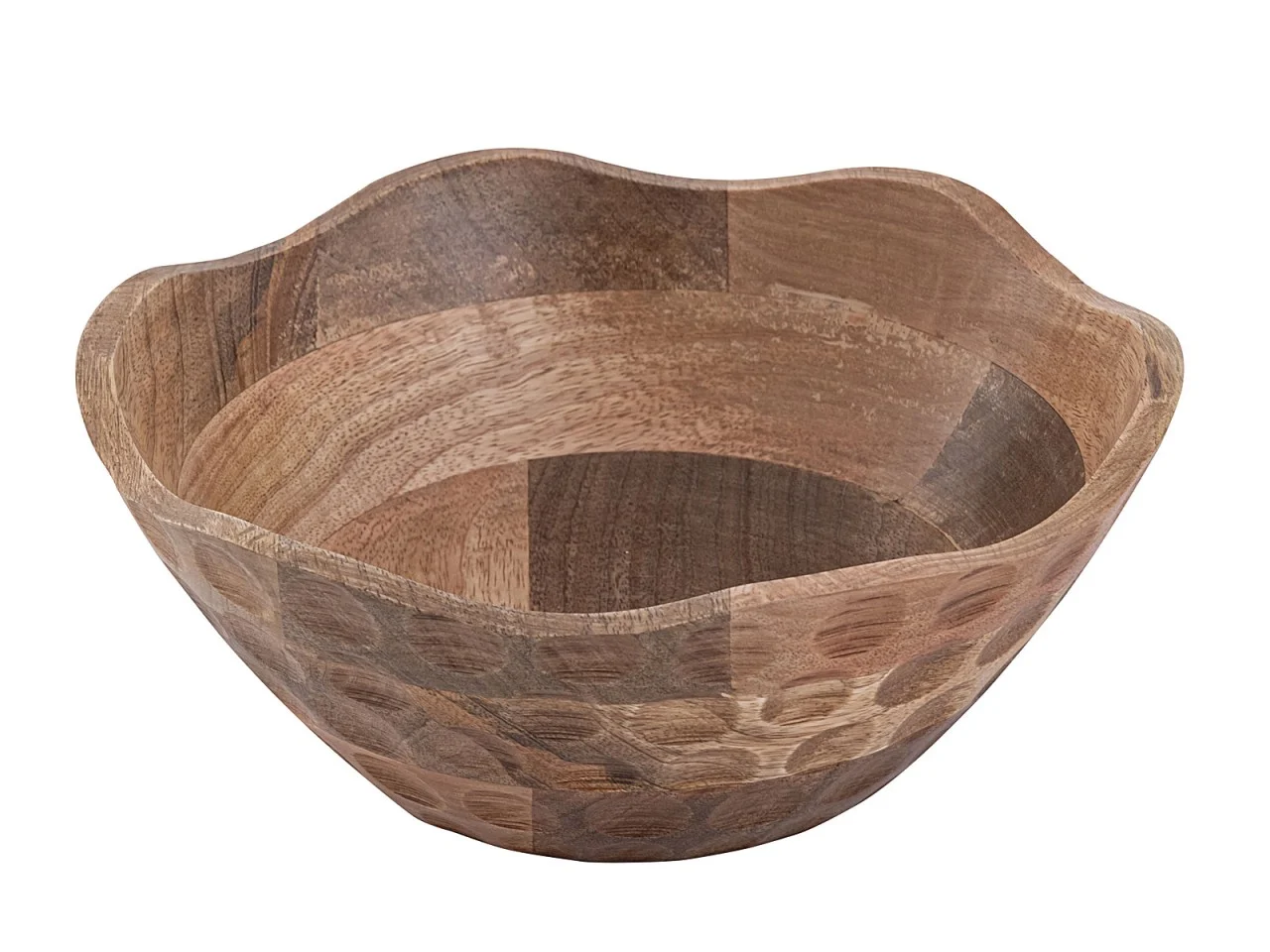Schaal Leebar Hout - Set van 8 - Afbeelding 3