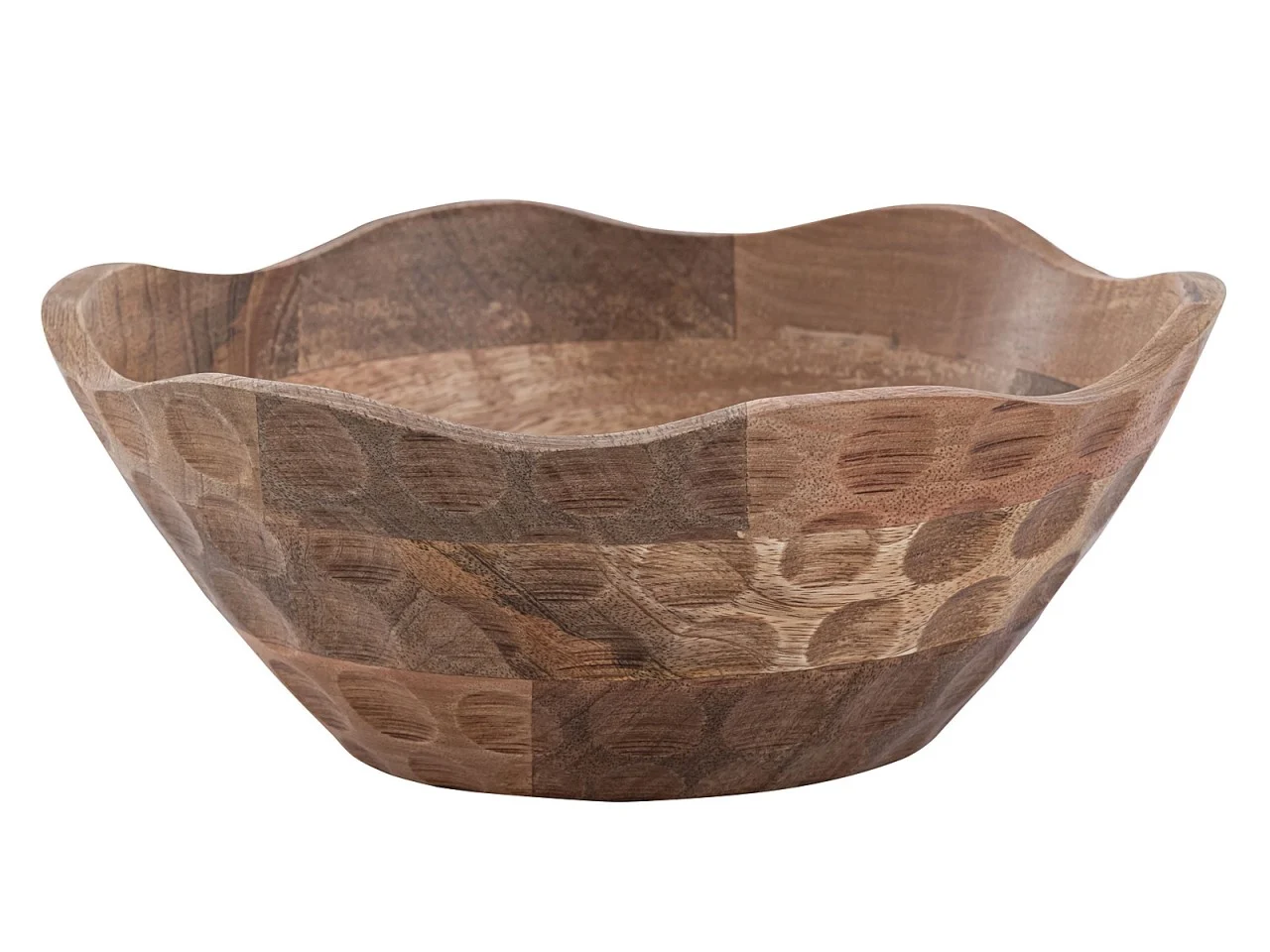 Schaal Leebar Hout - Set van 8 - Afbeelding 4
