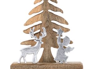 Beeld Jellos Hout - Set van 8