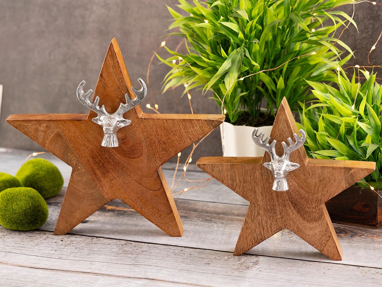 Beeld Breeril Hout - Set van 2 - Afbeelding 7