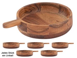 Schaal Keirmano Hout - Set van 6
