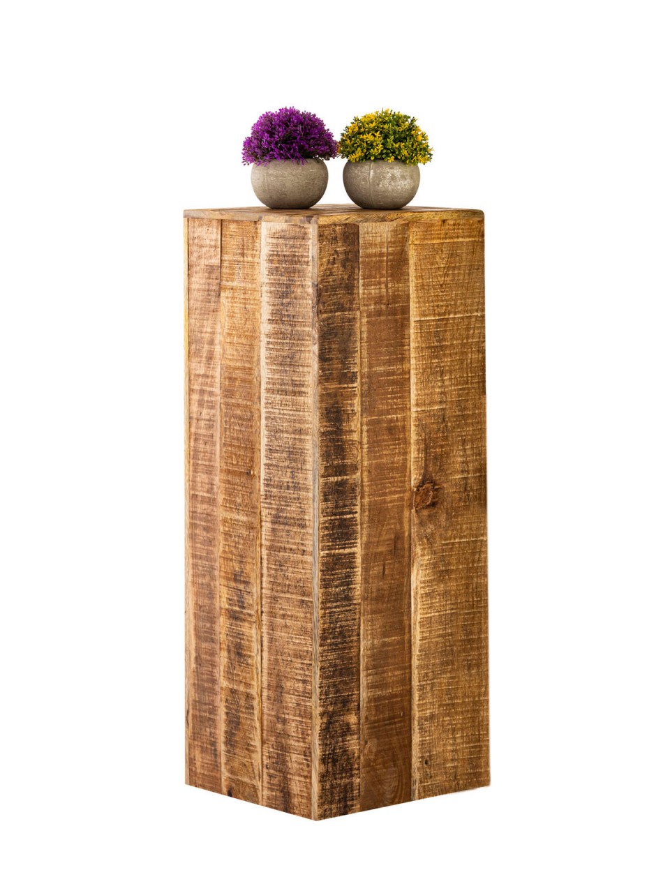 Bijzettafel Kunsonte Mangohout 73 cm