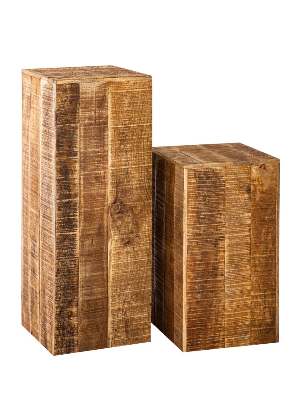 Bijzettafel Kunsonte Mangohout 73 cm - Afbeelding 6