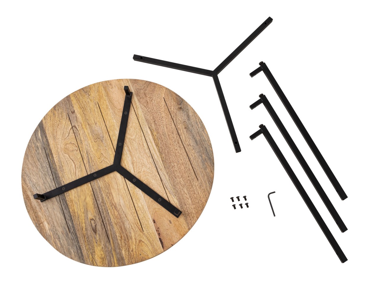 Salontafel Haumoro Metaal 56 cm - Afbeelding 8
