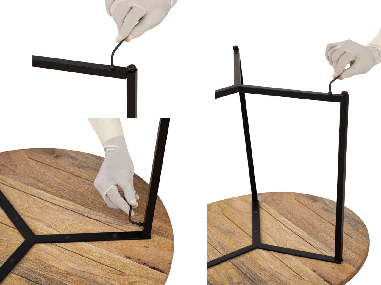 Salontafel Haumoro Metaal 56 cm - Afbeelding 10