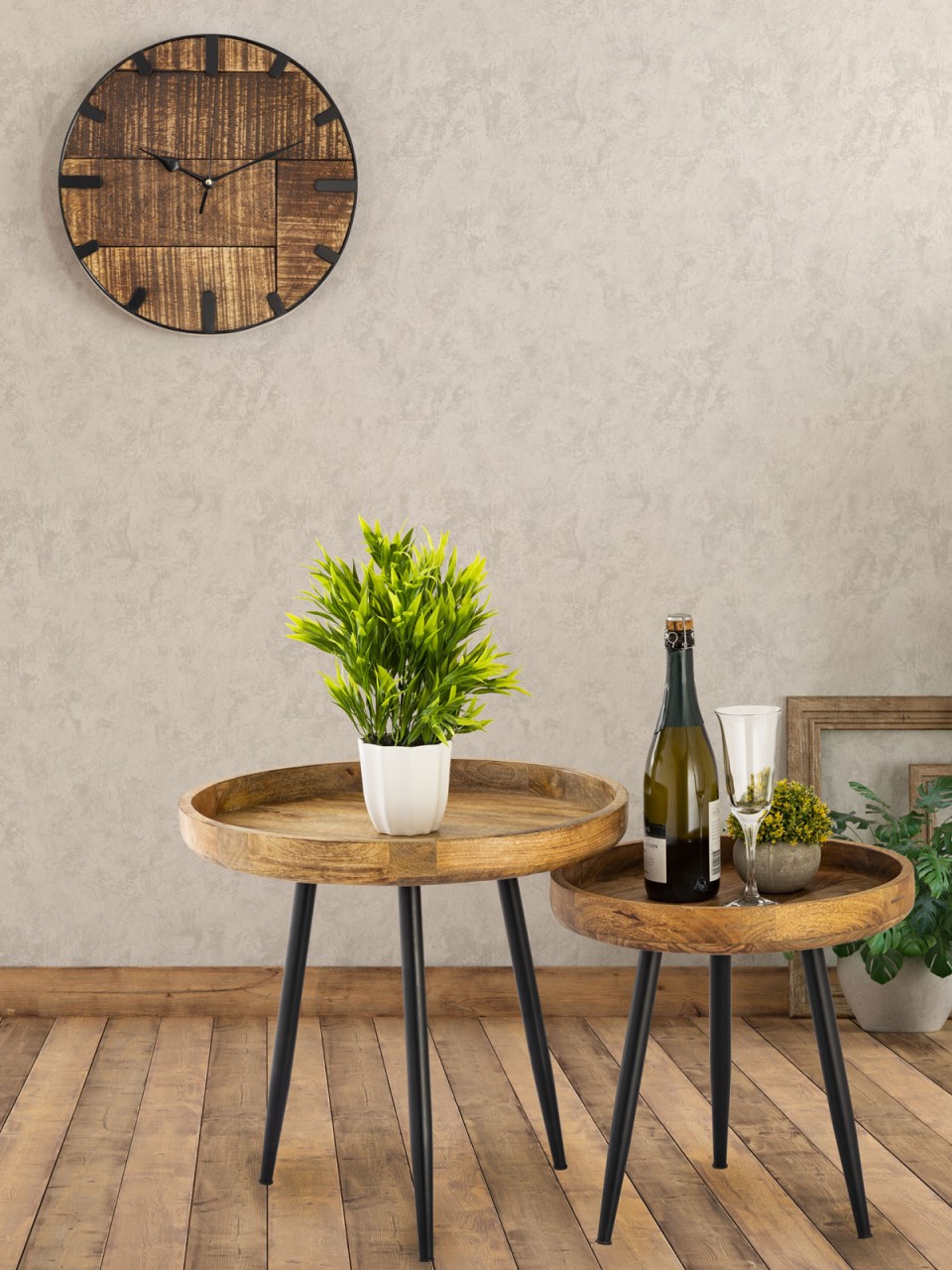 Salontafel Keessona Metaal 50 cm - Afbeelding 2