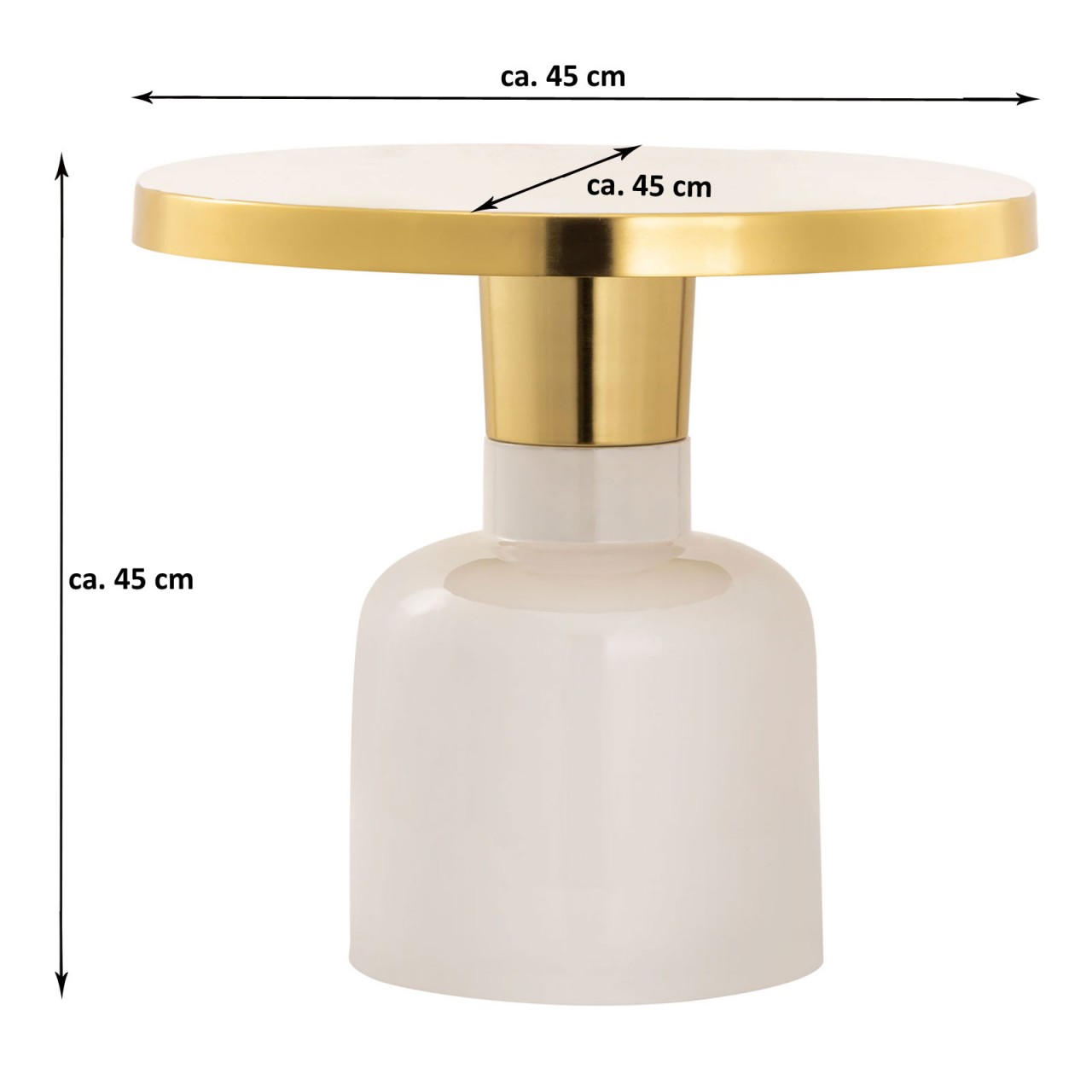 Bijzettafel Sammon Metaal Ø45 cm - Afbeelding 3