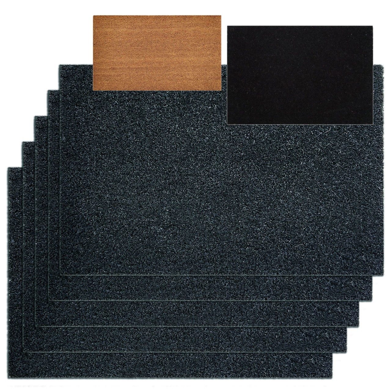 Deurmat Galtun 100x80 cm - Set van 5