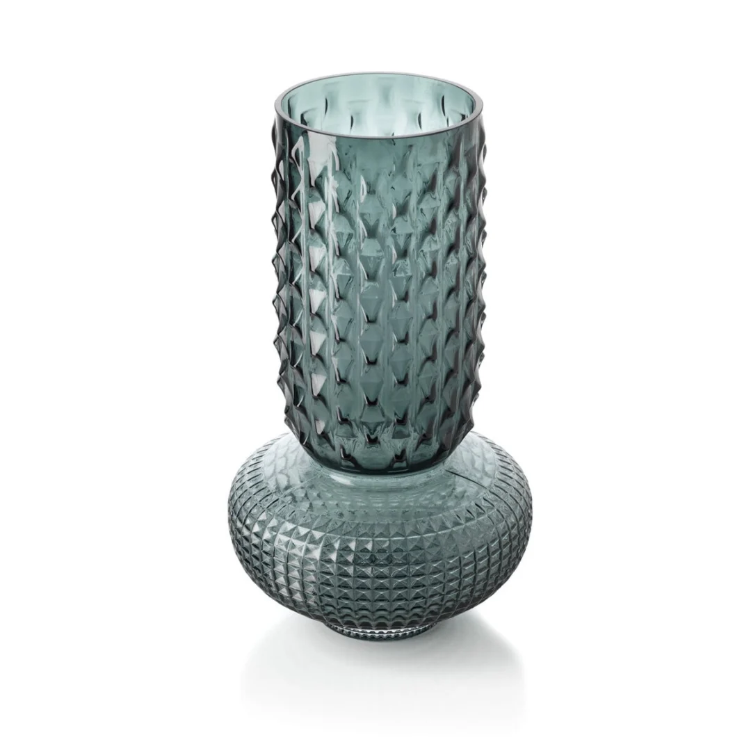 Juweelvaas Paunnak Glas Blauw - Afbeelding 3