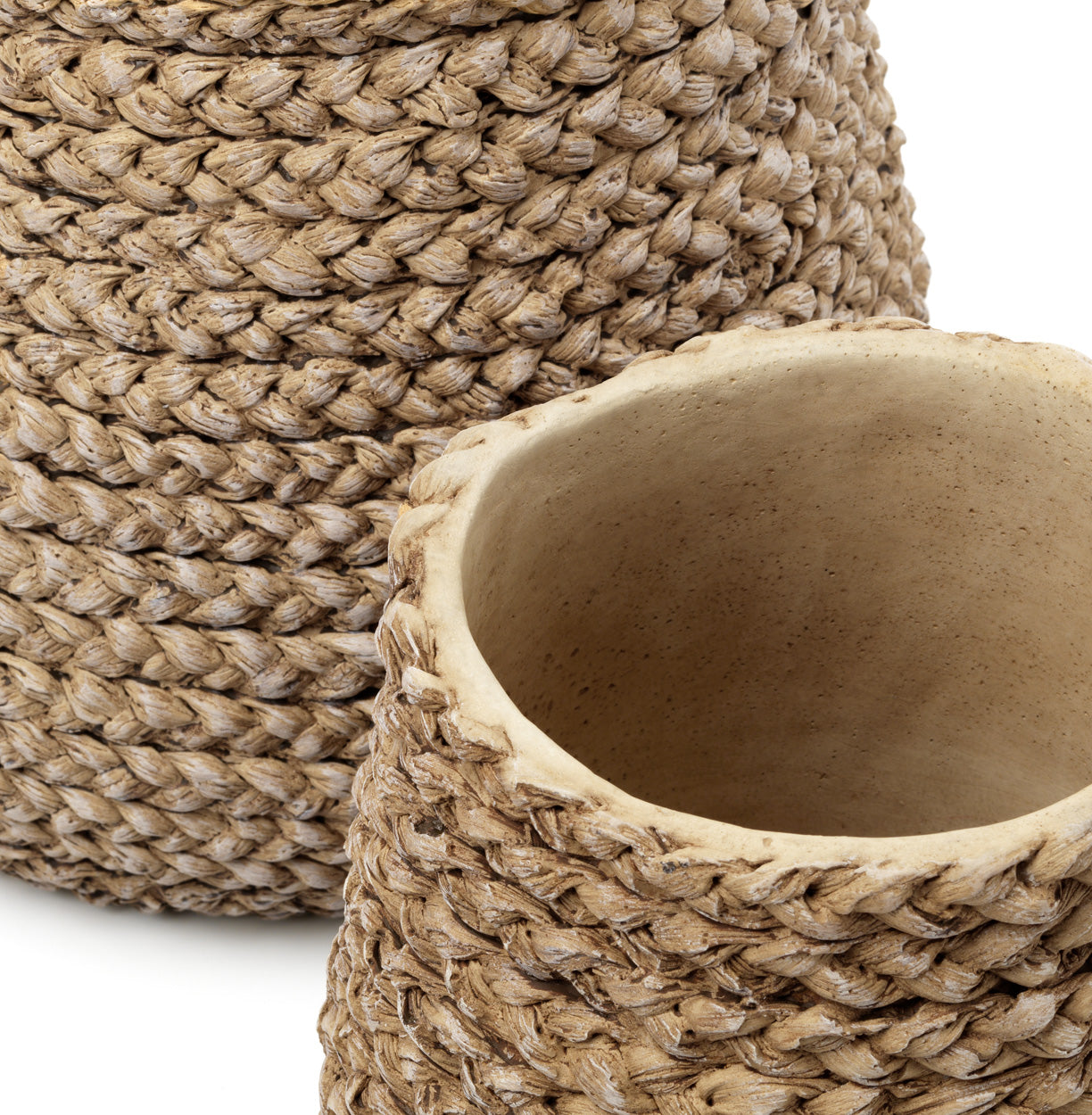 Bloempot Sturmira Beton Naturel - Afbeelding 2