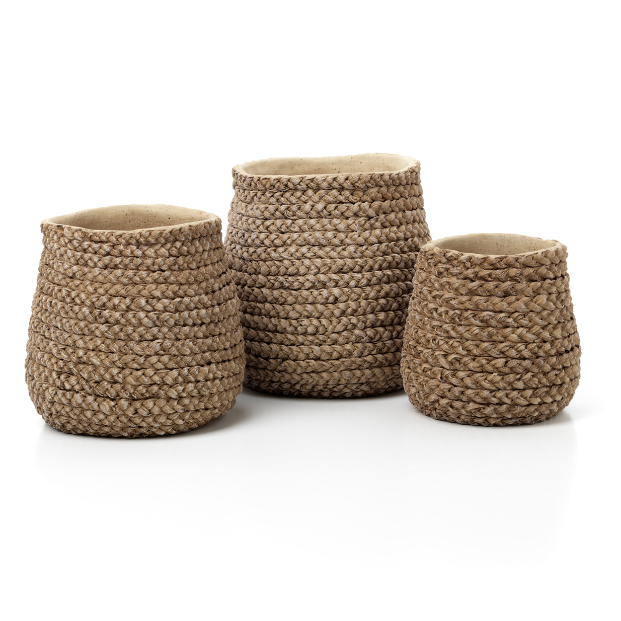 Bloempot Sturmira Beton Naturel - Afbeelding 3