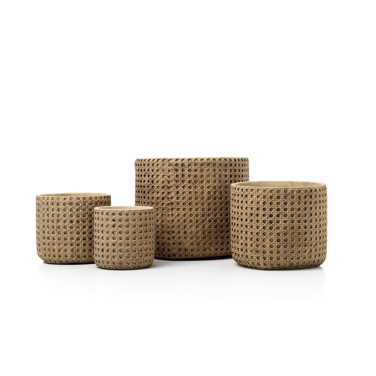 Bloempot Seerine Beton Naturel - Afbeelding 4