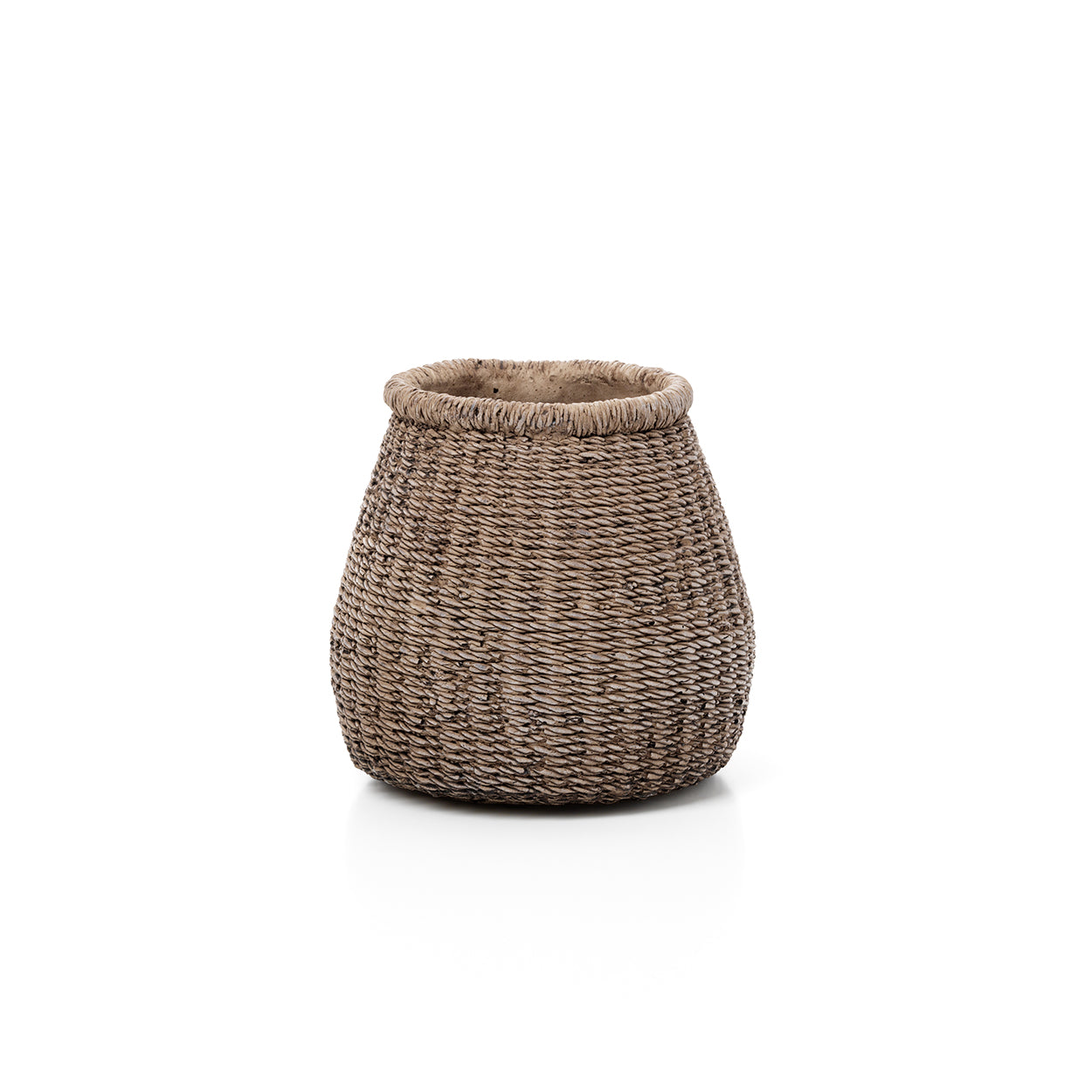 Bloempot Rillona Beton Bruin