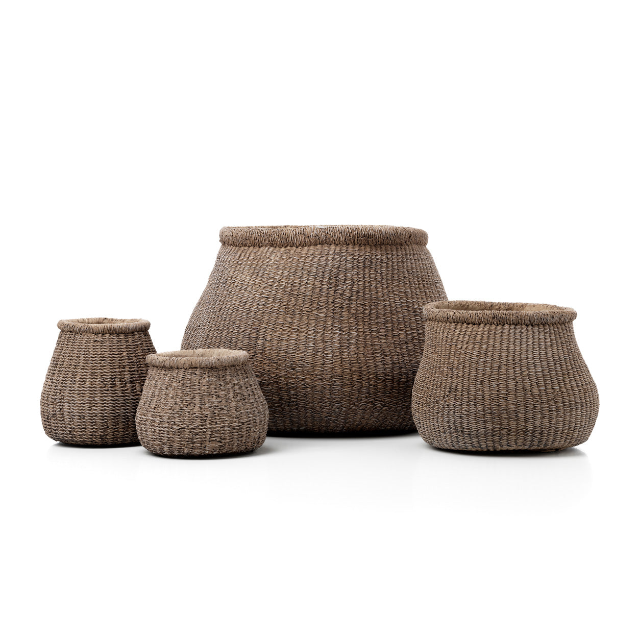 Bloempot Rillona Beton Bruin - Afbeelding 3