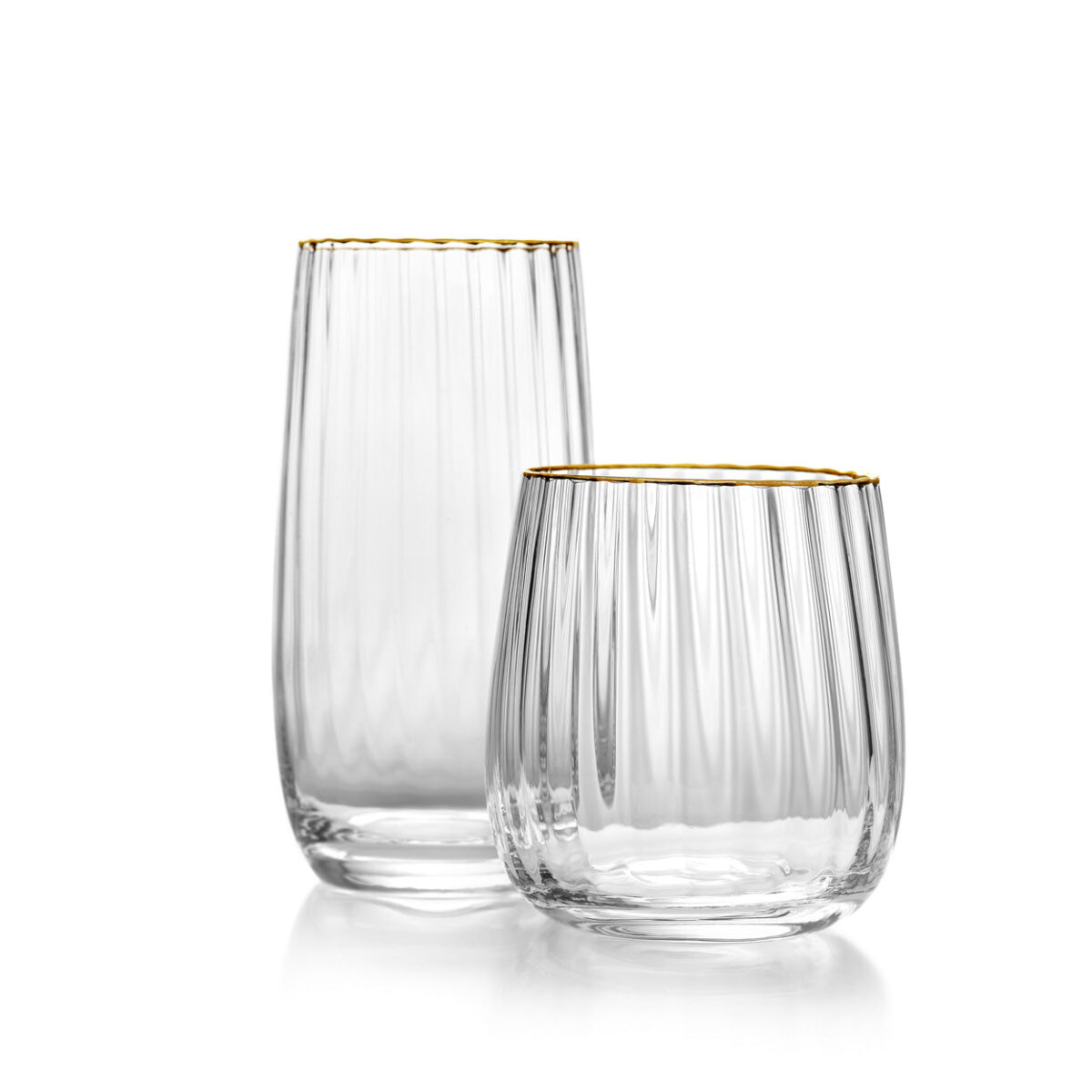 Drinkglas Brunnes Naturel Goud Glas – foto 3