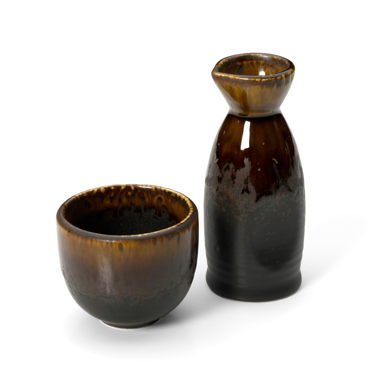 Servies Geskand Keramiek Bruin - Afbeelding 4