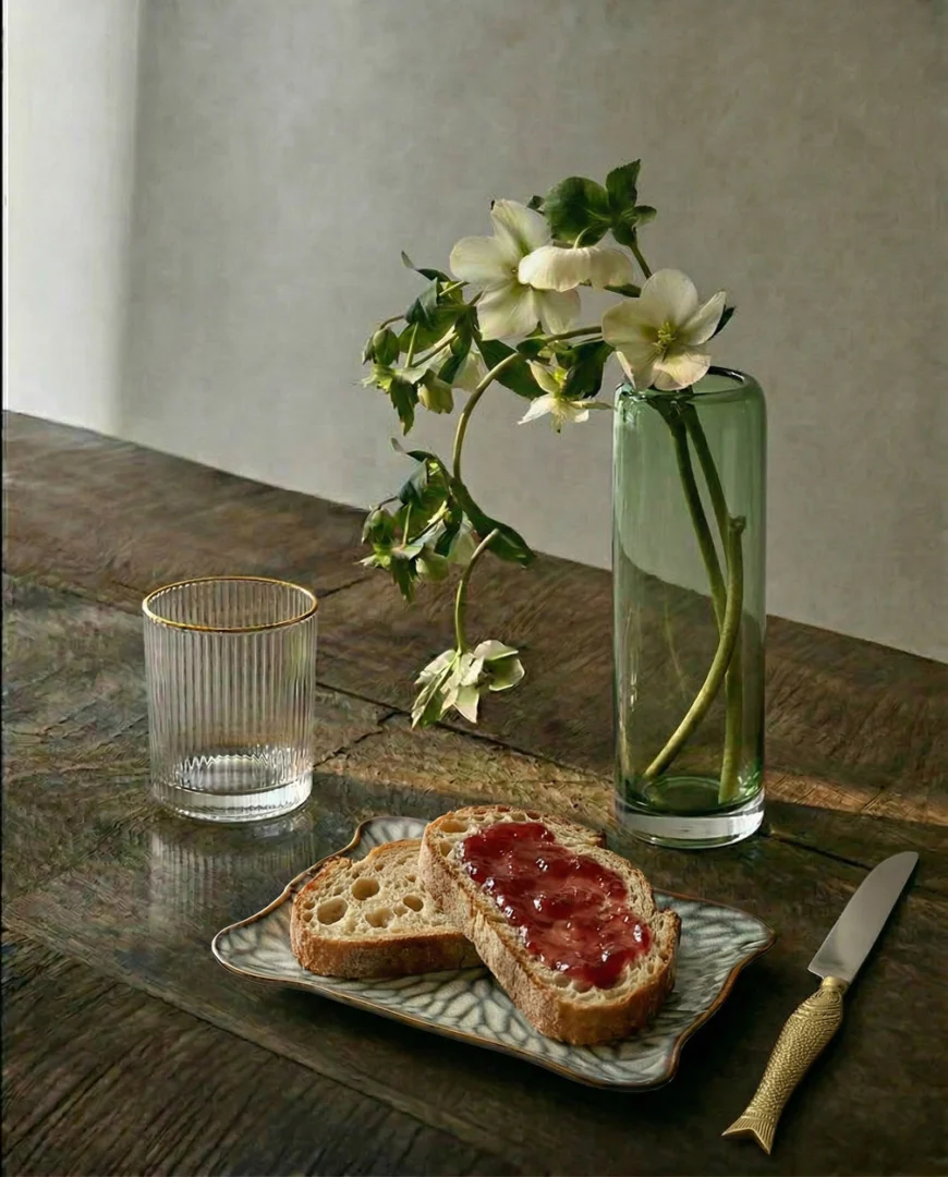 Vaas Zaannel Glas Groen - Afbeelding 2