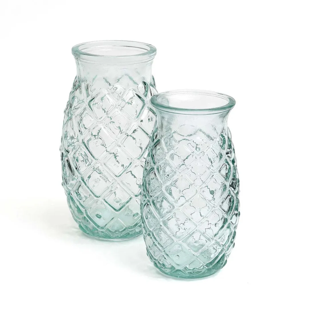Ananasglas Lucca Glas Blauw - Afbeelding 4