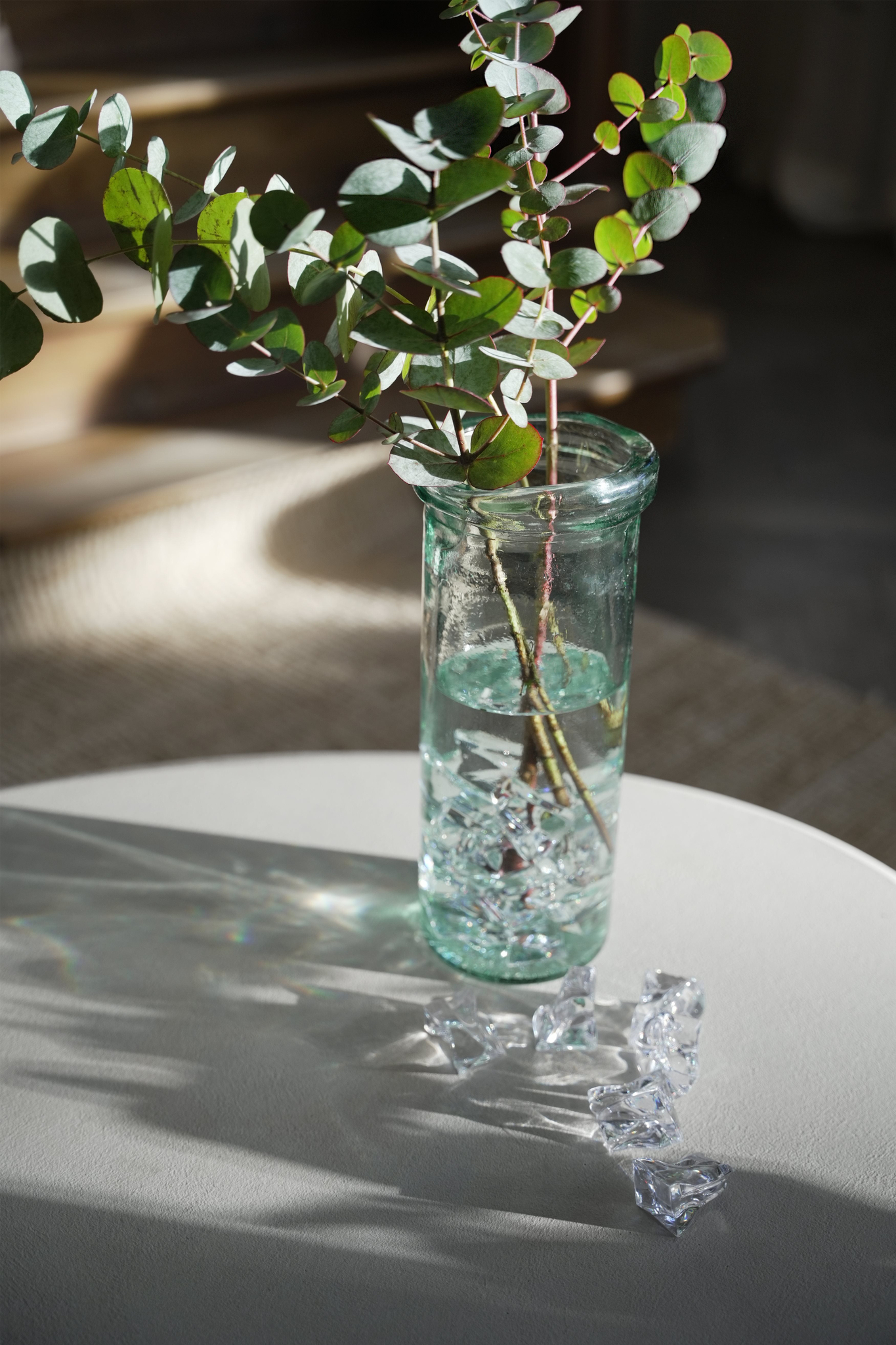 Vaas Peistund Glas Blauw - Afbeelding 2