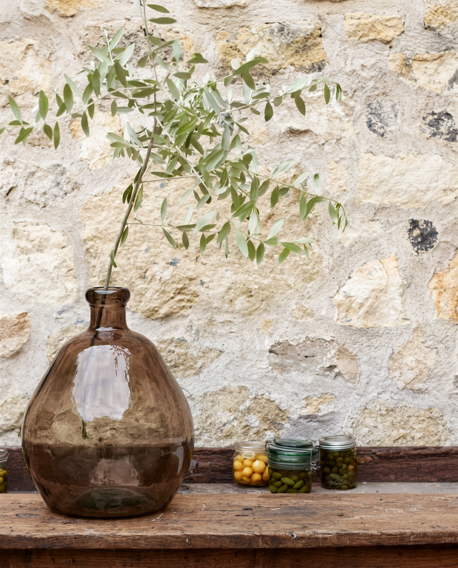 Vaas Zeerrum Glas Beige - Afbeelding 2