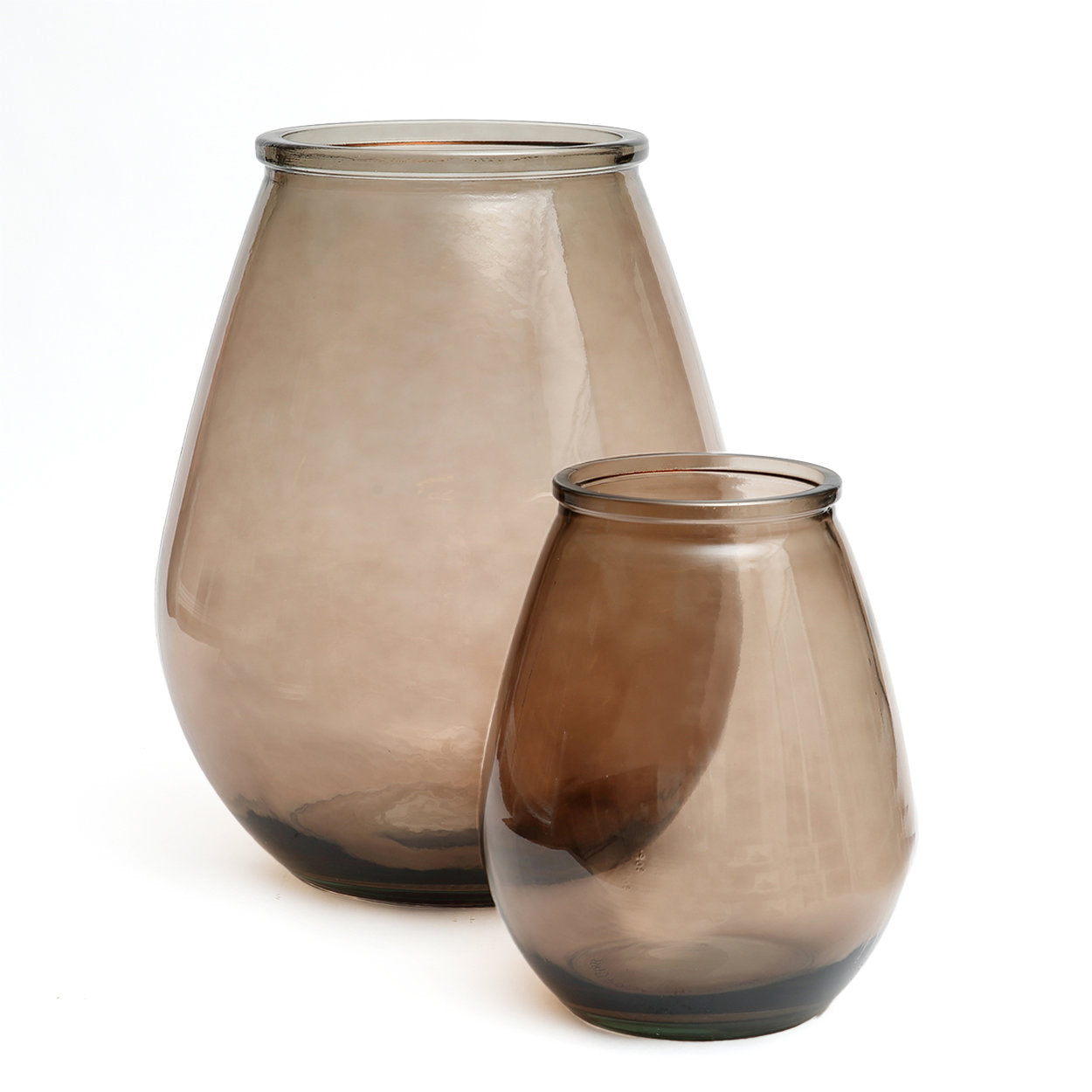 Vaas Jierund Glas Beige - Afbeelding 3