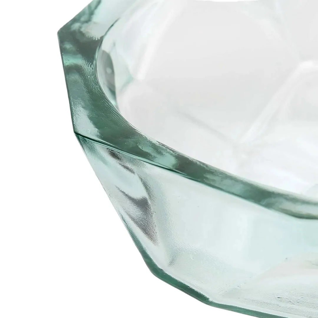 Kom Neskin Glas Blauw - Afbeelding 2