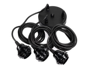 Plafondlamp Nuboro Zwart