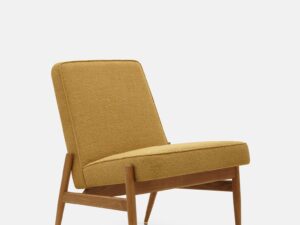 Fauteuil Treentone Bouclé Mosterdgeel