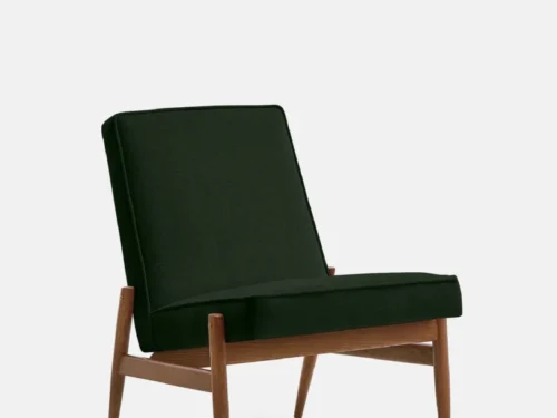 Totia Velvet Roest decoratiefiguur met grote groene zitting en houten poten