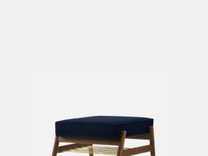 Voetenbank Kaurdor Velvet Indigo