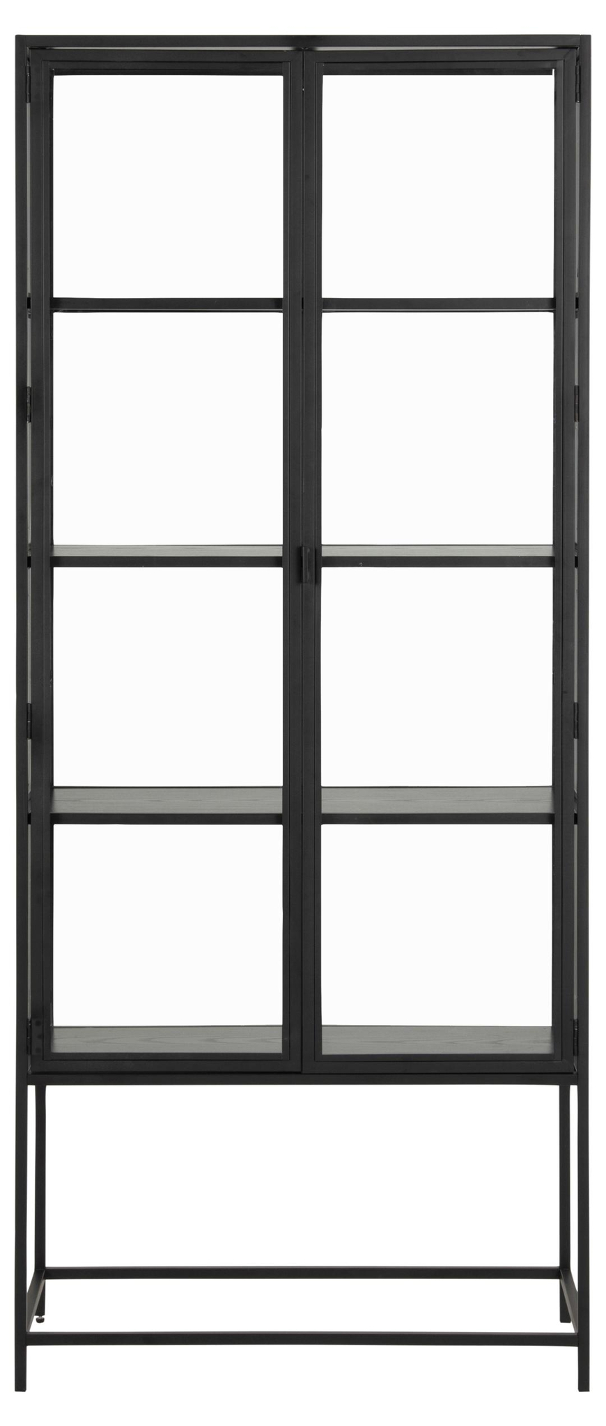 Vitrinekast Ceevan Zwart 77 cm
