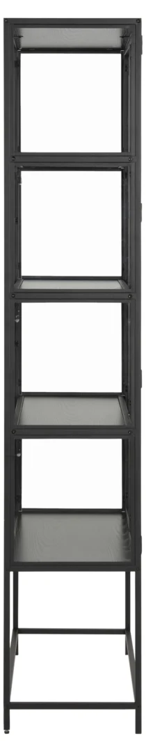 Vitrinekast Ceevan Zwart 77 cm - Afbeelding 4