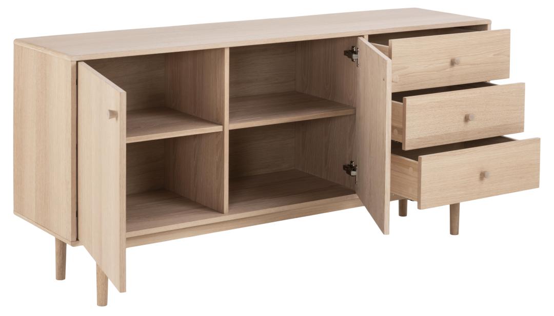 Dressoir Eirik Wit 160 cm - Afbeelding 2