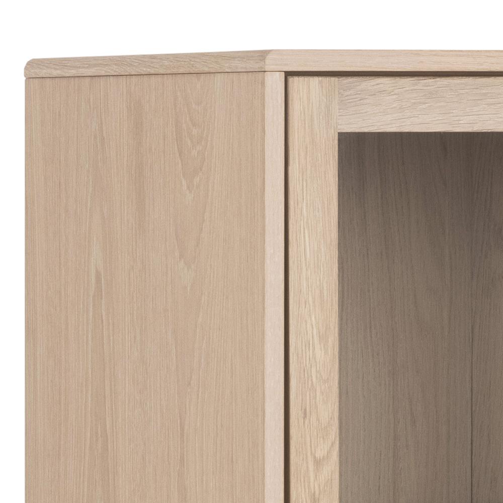 Vitrinekast Surnea Wit 80 cm - Afbeelding 3