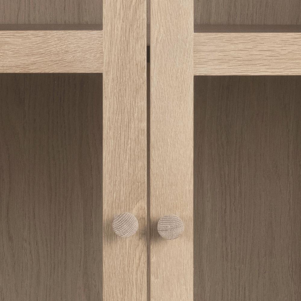 Vitrinekast Surnea Wit 80 cm - Afbeelding 7