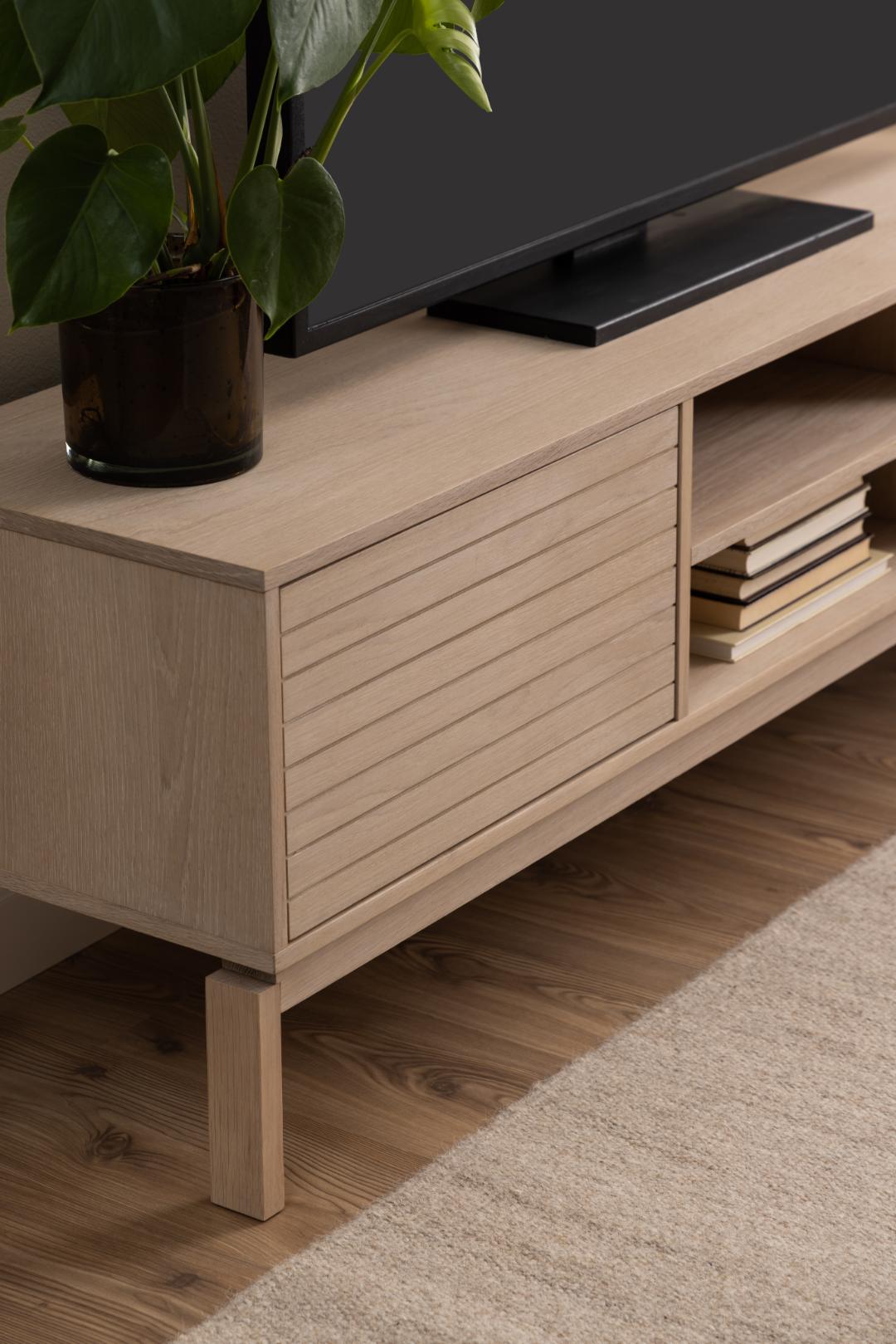 TV-meubel Naummir Wit 160 cm - Afbeelding 7