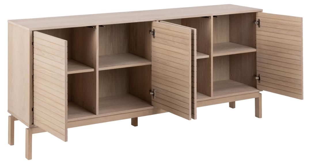 Dressoir Jurmel Wit 180 cm - Afbeelding 3