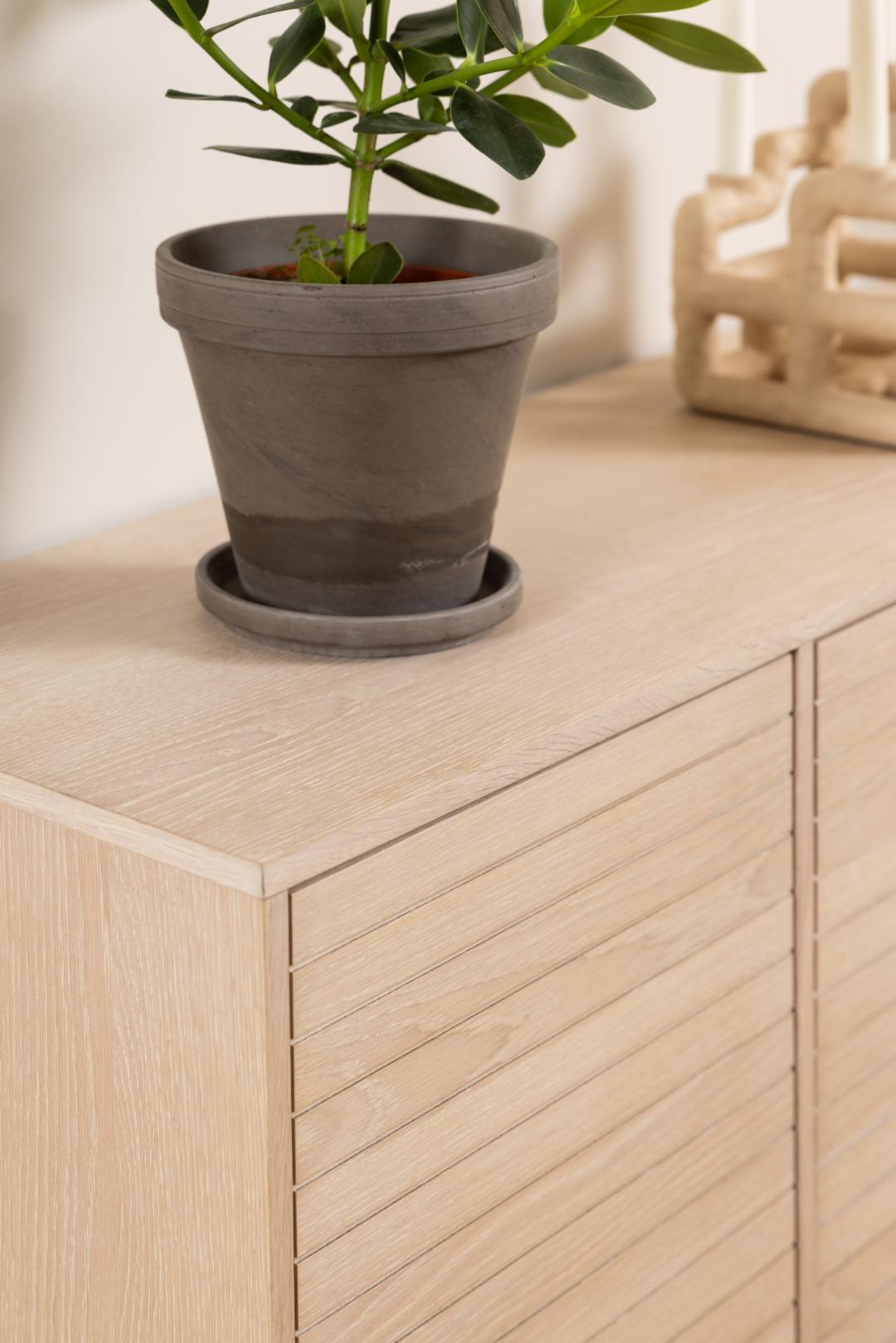 Dressoir Jurmel Wit 180 cm - Afbeelding 7