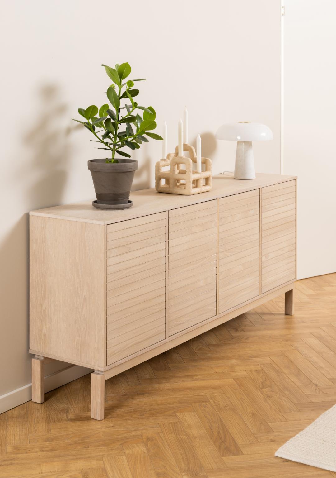 Dressoir Jurmel Wit 180 cm - Afbeelding 8