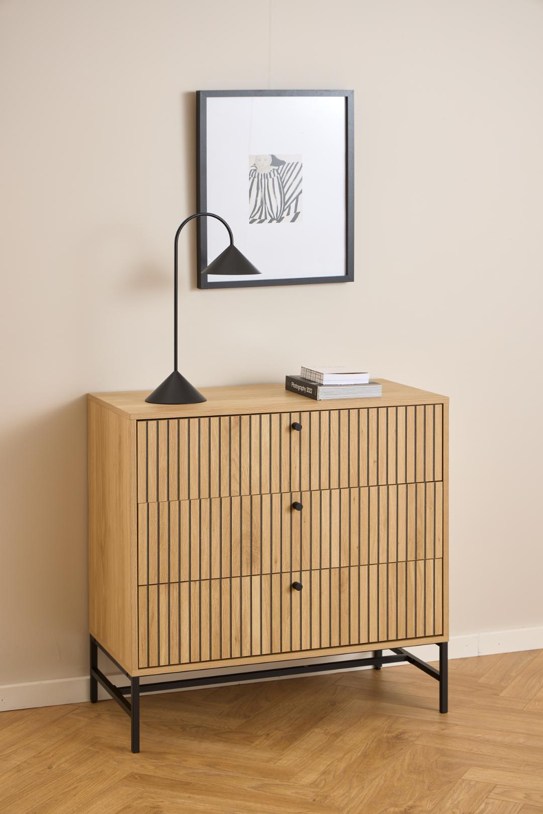 Ladekast Klielal Naturel 80,6 cm - Afbeelding 12