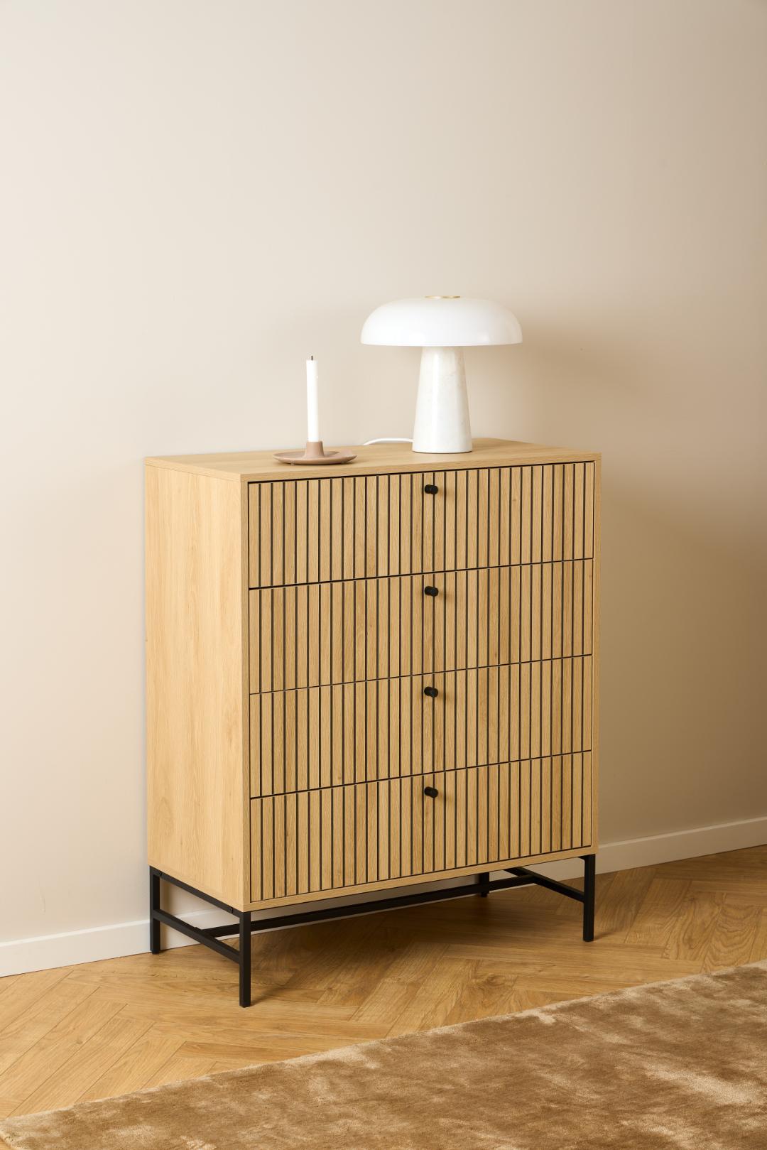 Ladekast Rieronte Naturel 80,6 cm - Afbeelding 10